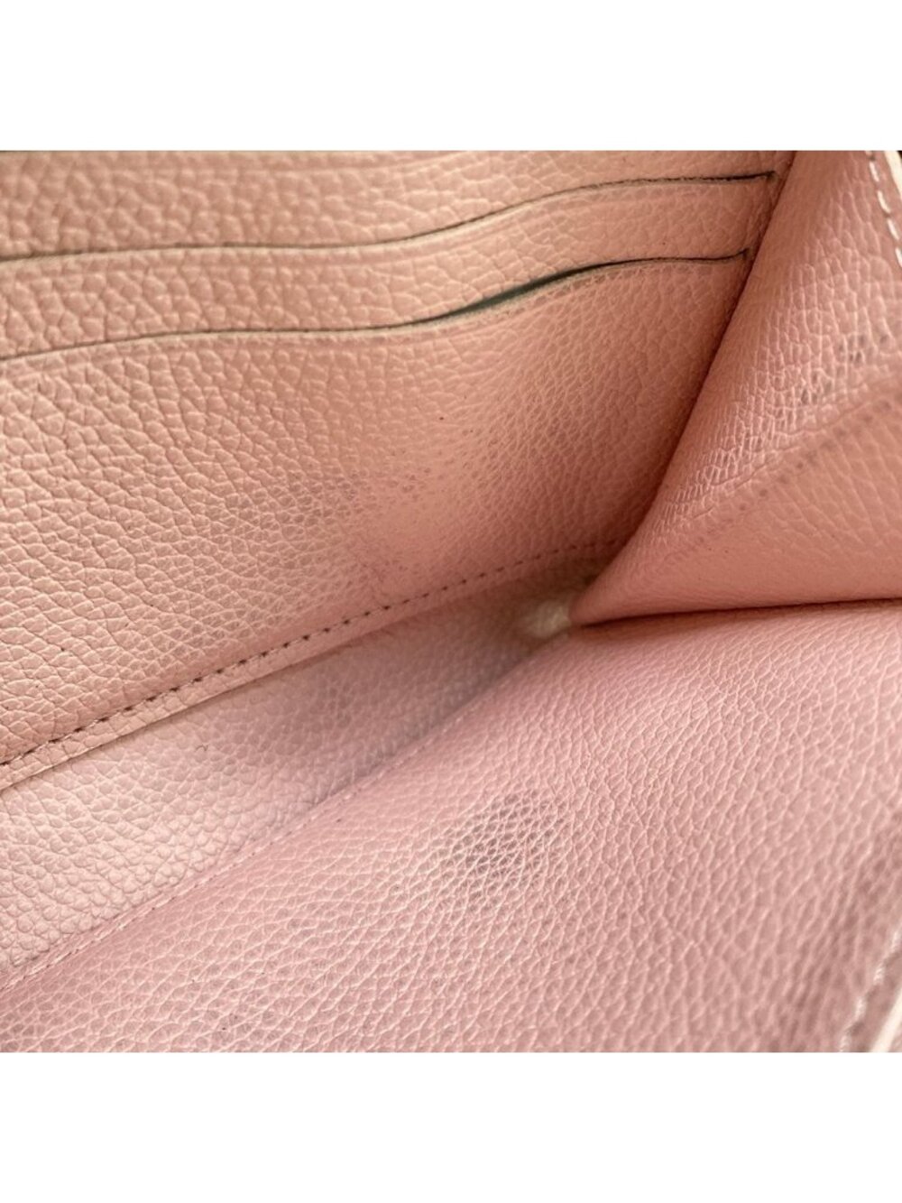 Louis Vuitton Wallet Viza Pull Zippy Boutondrose Zip Around Leather Cowhide - Picture 13 of 14